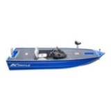 Barca din aluminiu, sudata, Kimple Bass Boat King Fisher 438