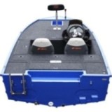 Barca din aluminiu, sudata, Kimple Bass Boat King Fisher 438