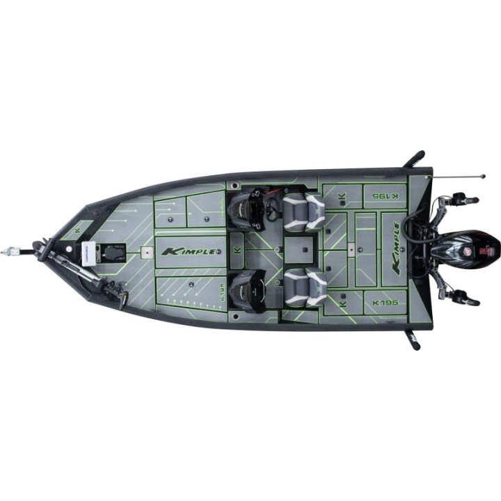 Bass Boat Kimple K195 - Aluminiu Sudat - Kimple K-Hull Design