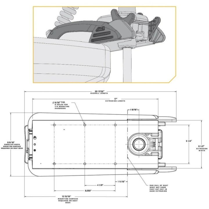 Motor Electric de trolling Minn Kota Terrova - 55lbs,80lbs,112lbs