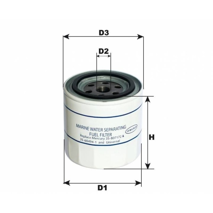 Cartus filtru combustibil pentru 297018
