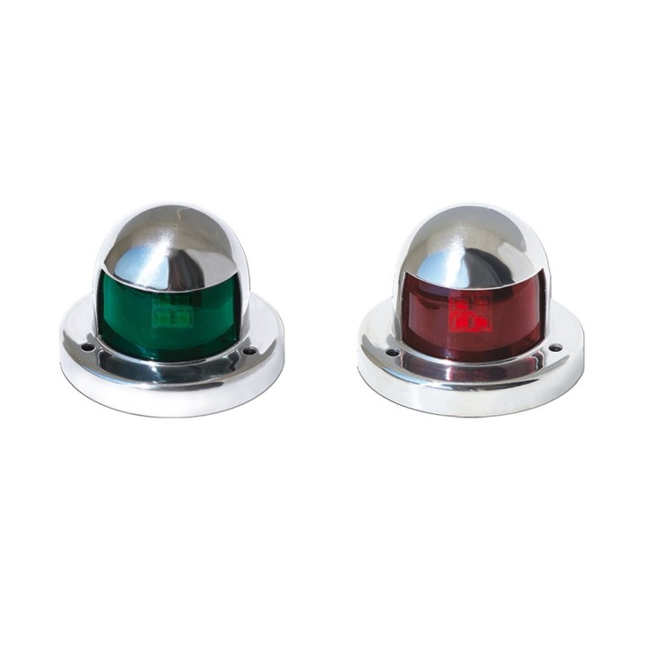 Lumini de navigatie Rosu / Verde cu LED Inox