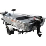 Mini Bass Boat Kimple H430M-B | Lungime 4.3 m | l 1.9M | 40CP Barca aluminiu
